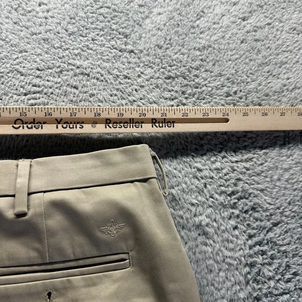 Dockers Flex Pant Men 40x30 Brown Cotton Khakis Straight Classic Comfort Stretch